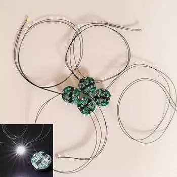 Светодиодная подсветка Lezalic с магнитным выключателем и набором из 4 батареек (CR927-совместимый) беспроводная ультра маленькая модель пластиковая модель фигурка