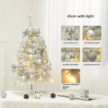 Светодиодная подсветка настольной искусственной елки Мини-украшение 45 cm