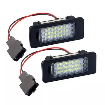 Светодиодная подсветка номерного знака Canbus без ошибок для A1 A4 B8 4D 5D A5 S5 2D 5D A6 S6 для VW Golf Passat светодиодная подсветка номера