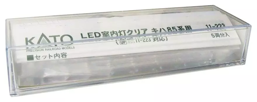 Светодиодная подсветка салона Kato N Gauge 11-223, прозрачная, для автомобилей Kiha 85 серии 5 в комплекте