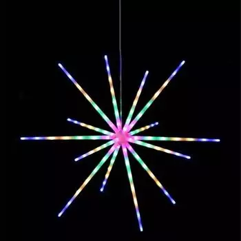 Светодиодная подвесная лампа звездообразования DIY Фея струящиеся поворотные огни Рождественский декор
