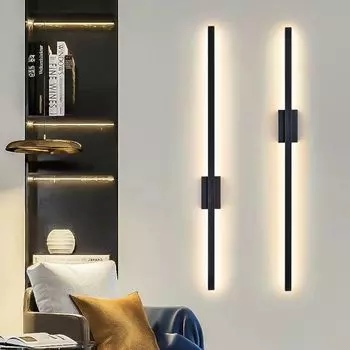 Светодиодная прикроватная лампа для спальни, современная светодиодная лента, лампа для гостиной, ТВ, фон, настенный светильник, лампа для прохода Warm light