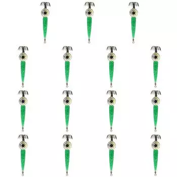 Светодиодная приманка для рыбы, приманка, кальмар, рыбалка, осьминог, морская подводная лампа (зеленый) К