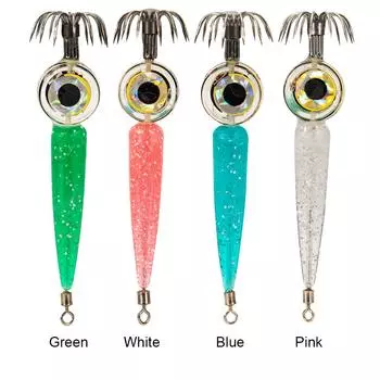 Светодиодная приманка для рыбы, приманка, кальмар, рыбалка, осьминог, морская подводная лампа (синий) К