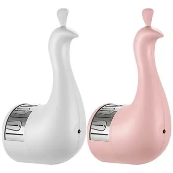 Светодиодная проекционная лампа Peacock с дистанционным управлением, атмосферная лампа, настенный светильник, ночник для дома, спальни, настенный декор белый