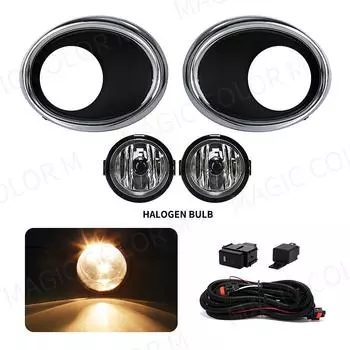 Светодиодная противотуманная фара для Nissan J11 QASHQAI ROGUE 2015 2016 2017 светодиодные дневные ходовые огни DRL галогенная крышка реле переключатель жгут 12 В