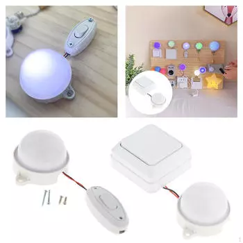 Светодиодная развивающая игрушка для развития навыков(Цветной +A Выключатель Света)