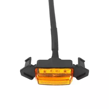 Светодиодная решетка ходовых огней, 4 шт. Решетка капота переднего бампера, светодиодная лампа с заменой предохранителя для Toyota жёлтый