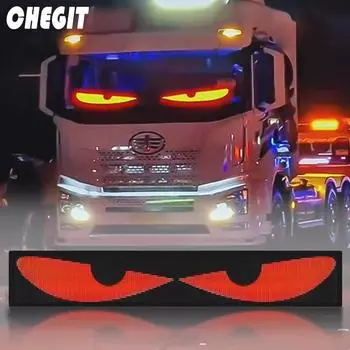 Светодиодная RGB-матрица для автомобильного знака, светодиодная пиксельная панель, программируемая с помощью приложения Bluetooth, светодиодная панель с гибким дисплеем 1PCS