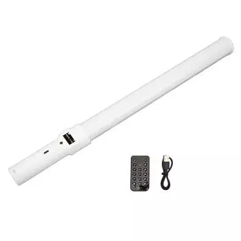 Светодиодная RGB-светильник для фотосъемки с регулируемой яркостью, заполняющий световой жезл для видеосъемки, ручная лампа-вспышка с