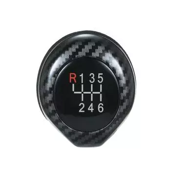 Светодиодная ручка переключения передач из углеродного волокна, ручка рычага, 5 или 6 скоростей, замена для BMW 1 3 5 6 серии 5 красный