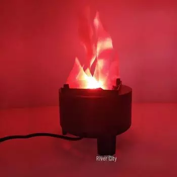 Светодиодная сценическая лампа для имитации пламени: Электронный костер для вечеринок с костром, домов с привидениями, свадеб и мероприятий EU Standard