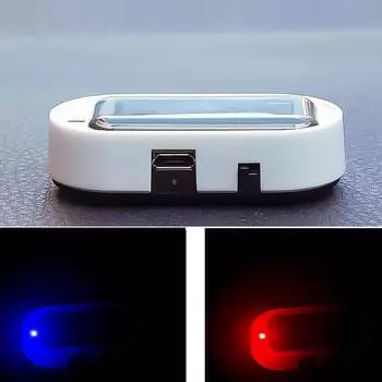 Светодиодная сигнальная лампа, имитация солнечной энергии, сигнальная лампа, система безопасности, предупреждение о краже, мигающая светодиодная лампа для защиты от кражи