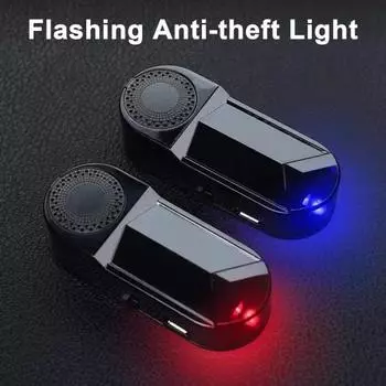 Светодиодная сигнальная лампа на солнечной энергии Интеллектуальный датчик высокой яркости Автоматическое включение/выключение Перезаряжаемый Простота установки 1pc Blue light