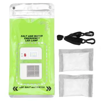 Светодиодная складная лампа для соленой воды, складная, 3 светодиода, аварийный светильник без батареи для рыбалки