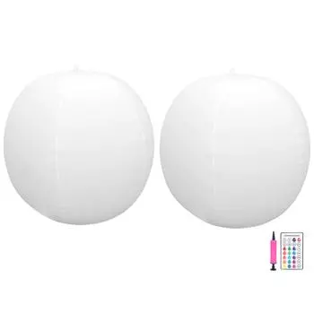 Светодиодная солнечная шаровая лампа с дистанционным изменением цвета, плавающий свет для бассейна, для газона, пляжа, пейзажа, белый