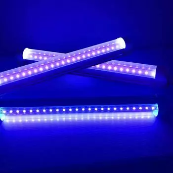 Светодиодная УФ-лампа черного света USB Фиолетовый свет KTV Bar Флуоресцентный плакат Светящийся темный вечеринка сцена Черный свет Светодиодная ультрафиолетовая лампа 1PC