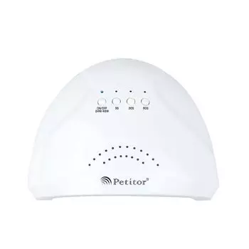 Светодиодная УФ-лампа для ногтей 48 Вт, автоматическое освещение, датчик переключения с таймером, светодиодная УФ-лампа для ногтей Pure Shine [Petitor LED]