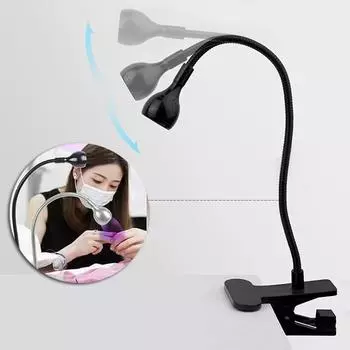 Светодиодная УФ-лампа для сушки геля, лака для ногтей, гибкая настольная мини-портативная USB-лампа для ногтей, УФ-лампа для сушки ногтей для маникюрного салона