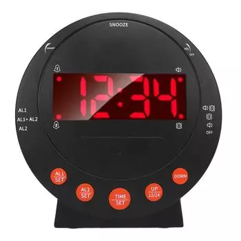 Светодиодная вибрация напоминания часы сильная мощная вибрация для вызова домашнего телефона стационарный TS-BC610