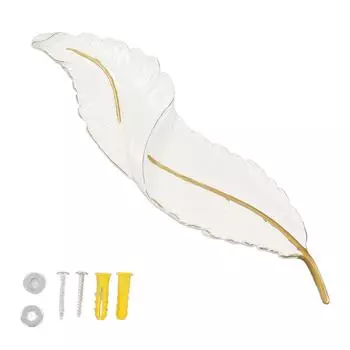 Светодиодное настенное освещение, современное настенное бра, элегантный дизайн перьев, светодиодный настенный светильник для спальни, гостиной