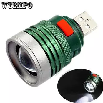 Светодиодное освещение USB Mini Fill Light Алюминиевый сплав Яркий фонарик Освещение Удаленная портативная лампа
