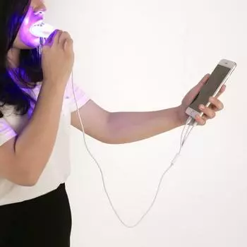 Светодиодное устройство для отбеливания зубов Синий свет Стоматологическое оборудование белый