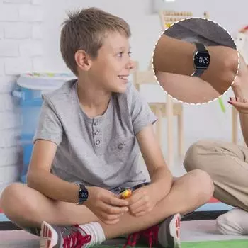 Светодиодные электронные часы Yousheng с гальваническим корпусом, квадратный дизайн, большой шрифтовый дисплей, точное время, легко читаемые часы чёрный