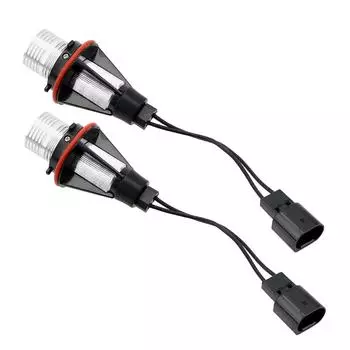 Светодиодные автомобильные ангельские глазки DRL дневные ходовые огни для BMW E39 E53 E60 E61 E63 E64 E65 E66 E87 525i 530i xi 545i M5 серия 1 5 6 7 белый