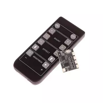 Светодиодные аксессуары для освещения, модуль шунта + пульт дистанционного управления, может беспроводным способом управлять сборкой освещения, применимой к строительным блокам чёрный