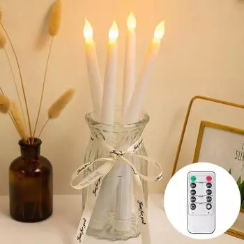 Светодиодные беспламенные свечи на батарейках, электронные чайные лампы для дома, свадьбы, дня рождения, вечеринки, украшения, освещения