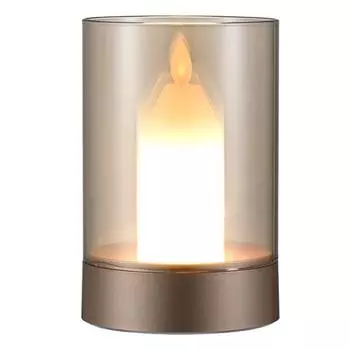 Светодиодные беспламенные свечи на батарейках, электронные свечи с сенсорным управлением/датчиком движения для свадебного фестиваля Touch Control жёлтый