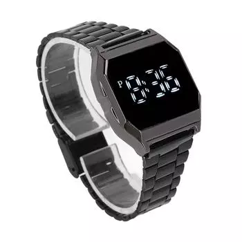 Светодиодные часы для студентов Tetragonum цифровые спортивные часы с раскладывающейся застежкой будильник таймер ночник