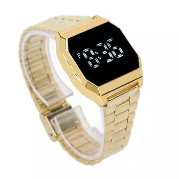 Светодиодные часы для студентов Tetragonum цифровые спортивные часы с раскладывающейся застежкой будильник таймер ночник