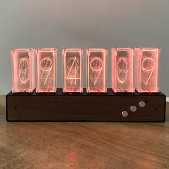 Светодиодные часы Nixie, цифровые ламповые часы Multiple, USB для влюбленных, бойфренд,