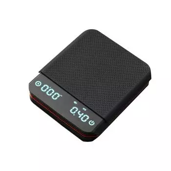 Светодиодные цифровые весы для кофе с интеллектуальным таймером, максимальный вес 2 кг. Высокоточные весы для кофе с точностью измерения 0,1 г One Size чёрный