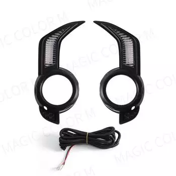 Светодиодные ДХО для Toyota 4 Runner 4Runner 2014 2015 2016 2017 2018 2019 2020 2021 дневные ходовые огни автомобильные противотуманные фары белые желтые 12 В