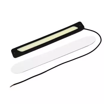 Светодиодные дневные ходовые огни DRL, боковые габаритные огни, противотуманные фары для номерного знака, 1 шт., автомобили, автомобили, сигнальная лампа CHINA