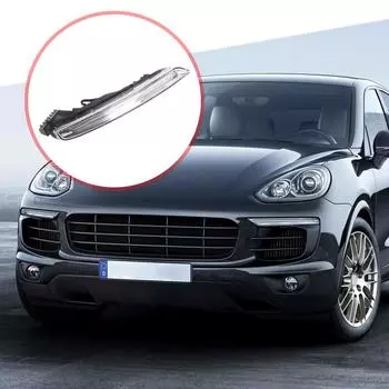 Светодиодные дневные ходовые огни DRL передний указатель поворота 7P5941181J/7P5941182J передний бампер автомобиля дневные ходовые огни для Porsche Cayenne 15-17
