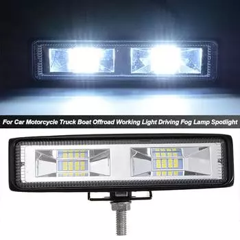 Светодиодные фары 12-24 В для авто, мотоцикла, грузовика, лодки, трактора, прицепа, внедорожного рабочего освещения, 36 Вт, светодиодный рабочий прожектор