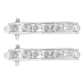 Светодиодные фары DRL L&R универсальные противотуманные фары переднего бампера подходят для Peugeot / Citroen C-Elysee Berlingo B9 C1 C3 MK2 #9802795580