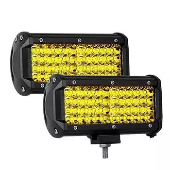 Светодиодные фары на крышу внедорожника с 4 рядами 48 бусин и широким углом обзора single