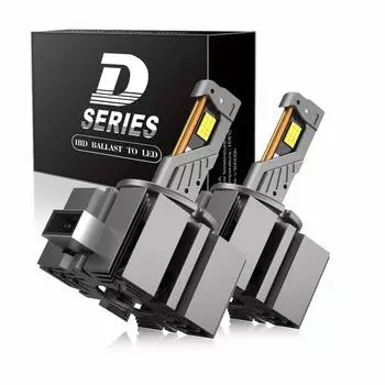 Светодиодные фары серии D3S HID D1S D2S D2R D4S D4R D5S D8S Turbo LED 30000LM 6000K белый свет для автомобиля с ксеноновой лампой 12 В 24 В
