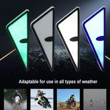 Светодиодные фонари Devil Eyes для мотоциклов, светодиодные фонари для парковки мотоциклов, светодиодные фонари для масок, декоративные лампы для номерного знака белый