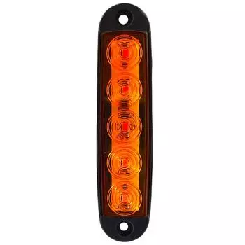 Светодиодные габаритные огни для прицепа, передние и задние светодиодные боковые габаритные огни, водонепроницаемые светодиодные боковые габаритные огни для грузовиков, габаритный указатель красный