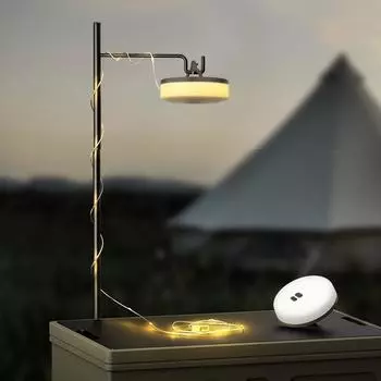 Светодиодные гирлянды для кемпинга, тип C, зарядка, 200 лм, гирлянды для палаток, 1800 мАч, подвешиваемые для зонта, палатки, балкона, вечеринки, беседки, сада