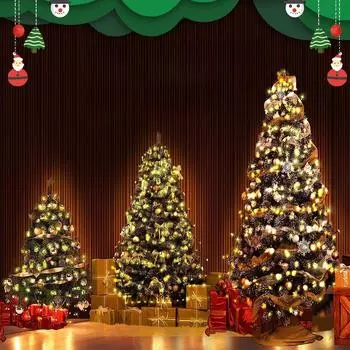 Светодиодные гирлянды с кольцевыми рождественскими огнями, декоративные гирлянды на крыше, гирлянды для сада, двора, уличной стены, дерева, водопада 2 * 8 200L [European standard] теплый белый