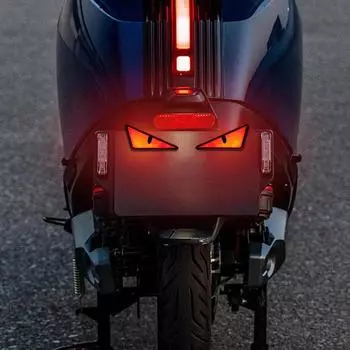 Светодиодные глаза для автомобиля 12 В водонепроницаемые светодиодные глаза для мотоцикла фары для модификации мотоцикла аксессуары для глаз для мотоцикла фары для авто синий