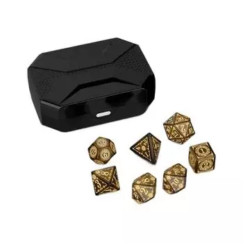 Светодиодные игральные кости с зарядным устройством Светящиеся игральные кости Игрушки для вечеринок One Size