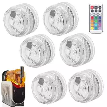 Светодиодные капсульные огни для Ninja Slushi FS301/FS300, невидимый дизайн, 13 цветов, 4 2pcs